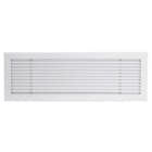 AIRZONE - Rejilla lineal fijo 0º 2000x75 clip blanco tramo central