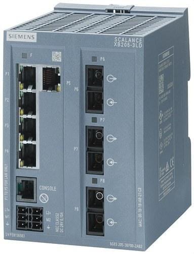 SIEMENS - SCALANCE X, SCALANCE XB205-3LD, SWITCH INDUSTRIAL ETHERNET GESTIONABLE, CON 5 PUERTOS 10/100 MBIT/S