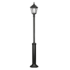 CRISTHER - Farola 1 luminaria CLIC-CLAC 4 E-27 negro