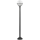 CRISTHER - Farola 182cm CLIC-CLAC globo opal E-27 negro
