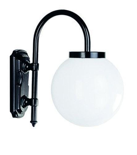 CRISTHER - Aplique BOOM E-27 difusor opal negro