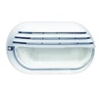 DOPO - Aplique OVAL 12x21 E-27 cristal mate FAR blanco