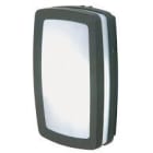 DOPO - Aplique KIRA rectangular IP54 E-27 2x20W antracita