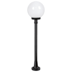 CRISTHER - Luminaria GLOBI poste (2L)E-27 altura 126 negro