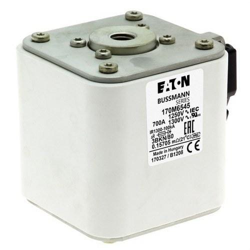 EATON - Fusible Cooper Bussmann 700A 1250V 3BKN/80AR CU