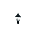 CRISTHER - Farola INDURA BIG-6 1 L E27 negro
