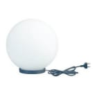 DOPO - Luminaria diámetro 25 exterior E-27 100W GLOU negro