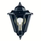 CRISTHER - Aplique ELITE-6C E-27 difusor transparente negro