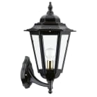 CRISTHER - Aplique ELITE-6/45 E-27 difusor transparente negro