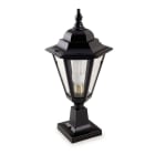 CRISTHER - Luminaria ELITE-6 52 E-27 difusor transparente negro