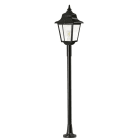 DOPO - Farol poste 21x31 210 E-27 transparente ROB negro