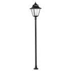DOPO - Cabeza columna ROB negro 1 lámpara cristal mate 23/100W