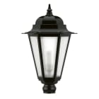 CRISTHER - Cabeza aluminio difusor cristal VILLA BIG IP-23 negro