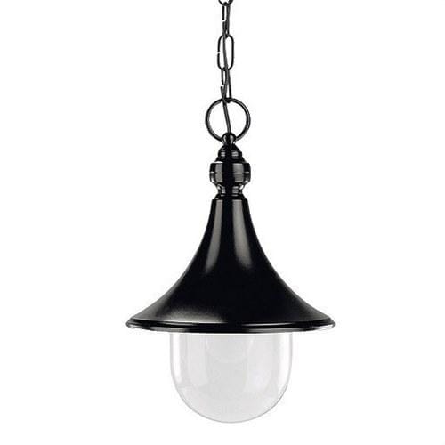 CRISTHER - Luminaria TROM techo E-27 60W IP-43 negro