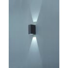 DOPO - Aplique pared UFO IP54 LED 2x1W antracita