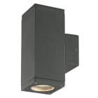 DOPO - Aplique CUB IP54 GU10 2x35W antracita