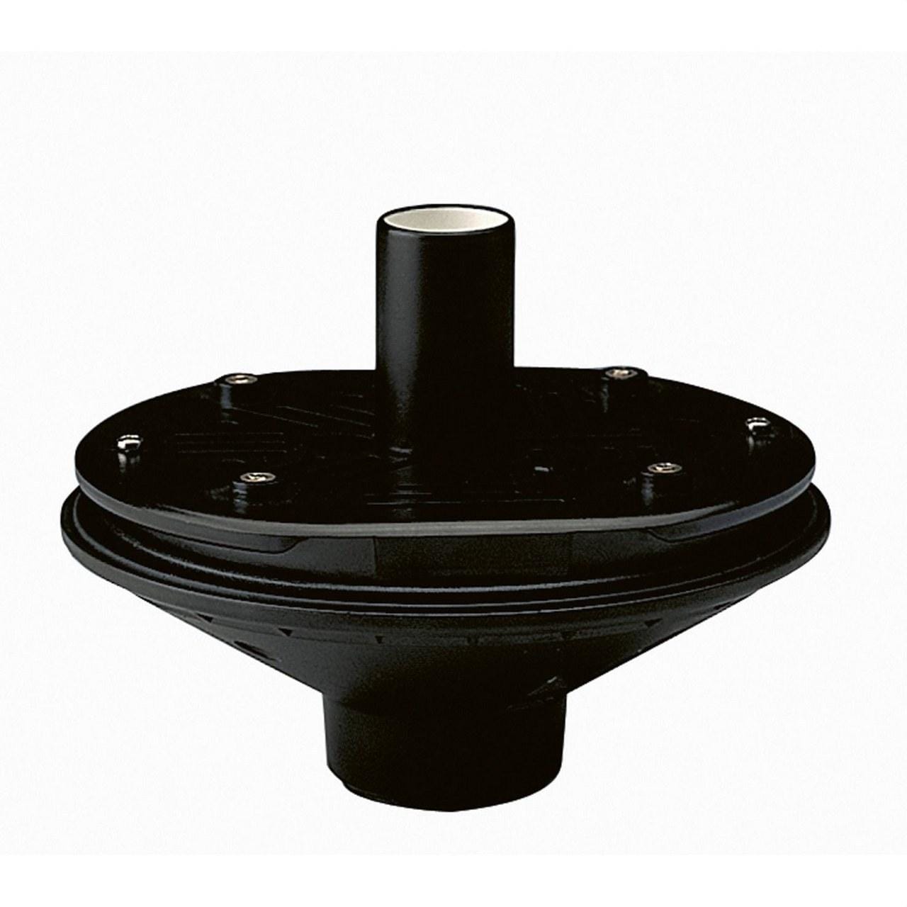 CRISTHER - Soporte para incandescente ó equipo Columna negro
