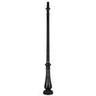 CRISTHER - Poste clásico INDURA altura 175 base 25 negro