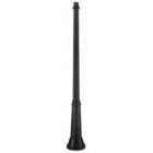 CRISTHER - Poste clásico INDURA altura 200 base 25 negro