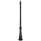 CRISTHER - Poste clásico INDURA altura 300 base 28 negro
