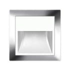 DAISALUX - Baliza Alzir/A suelo-CC blanco/vidrio transparente cromo