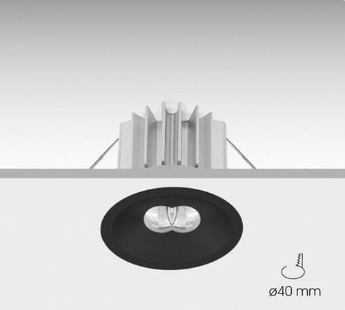 DAISALUX - Luminaria de emergencia Izar led N30-A evacuación negro