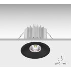 DAISALUX - Luminaria de emergencia Izar led P30-A antipánico WW negro
