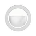 DAISALUX - Baliza Alzir/C RC 230V blanco cálido blanco/transparente gris plata