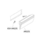DAISALUX - Kit sujeción Argos semi-empotrado pared
