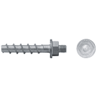APOLO - Tornillo directo a hormigón BTS E 6-35 espárrago M6 gris cincado aluminio