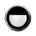 DAISALUX - Baliza Lecu/A suelo RC negro/vidrio transparente cromo