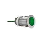 DAISALUX - Alumbrado baliza Leda V 24V led verde difusor transparente