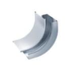 AISCAN - Curva vertical cóncava 90º 200x60 galvanizado caliente