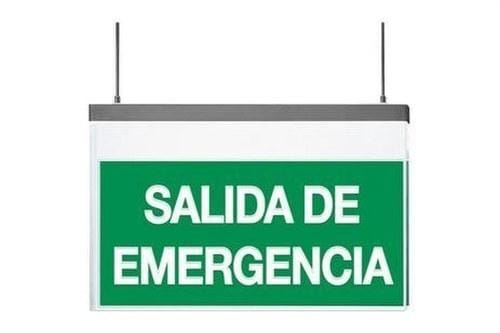 DAISALUX - Luminaria VIR-S neutro suspendida salida emergencia
