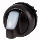 EATON - Selector luminoso M22S-WLK3-W retorno con 3 posiciones blanco