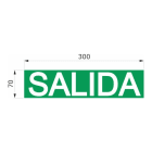 DAISALUX - Rotulo Nova salida rectangular verde