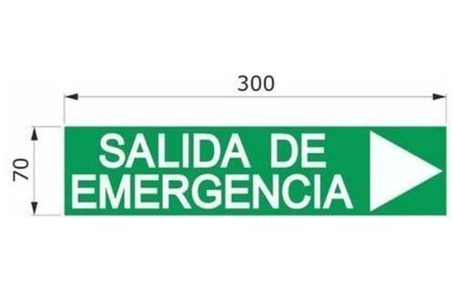 DAISALUX - RTLO.NOVA SALIDA EMERG.FLECHA RECTANG.VD