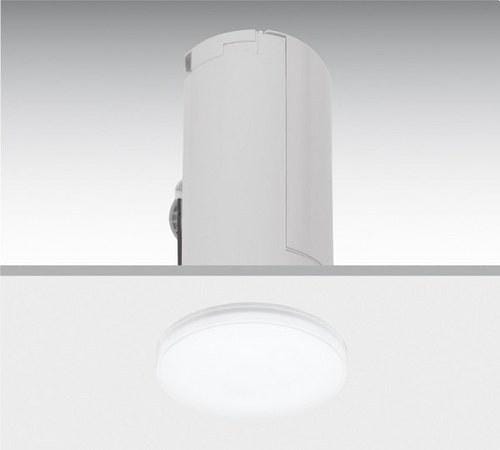 DAISALUX - Luminaria suspendida semi-empotrado Lens 2N30 TCA 2h blanco
