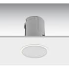 DAISALUX - Luminaria estanca Lens N30 230V 1h aro metálico blanco