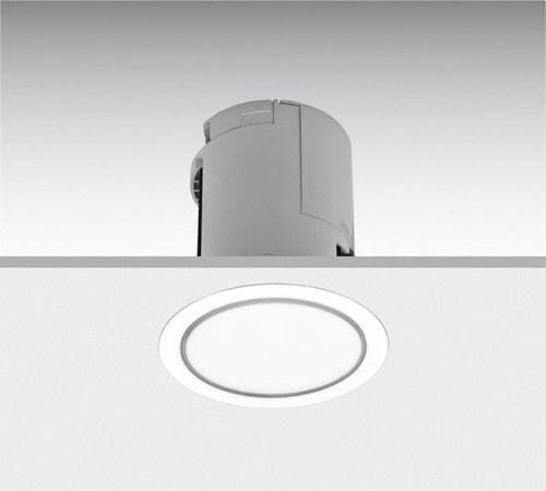 DAISALUX - Luminaria Lens led redondo aro embellecedor sintético N20-A blanco