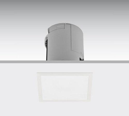 DAISALUX - Luminaria Lens led cuadrado enrasada N30-A blanco