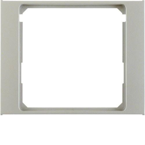 HAGER - Marco intermedia para placa BERKER K5 acero