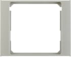 HAGER - Marco intermedia para placa BERKER K5 acero