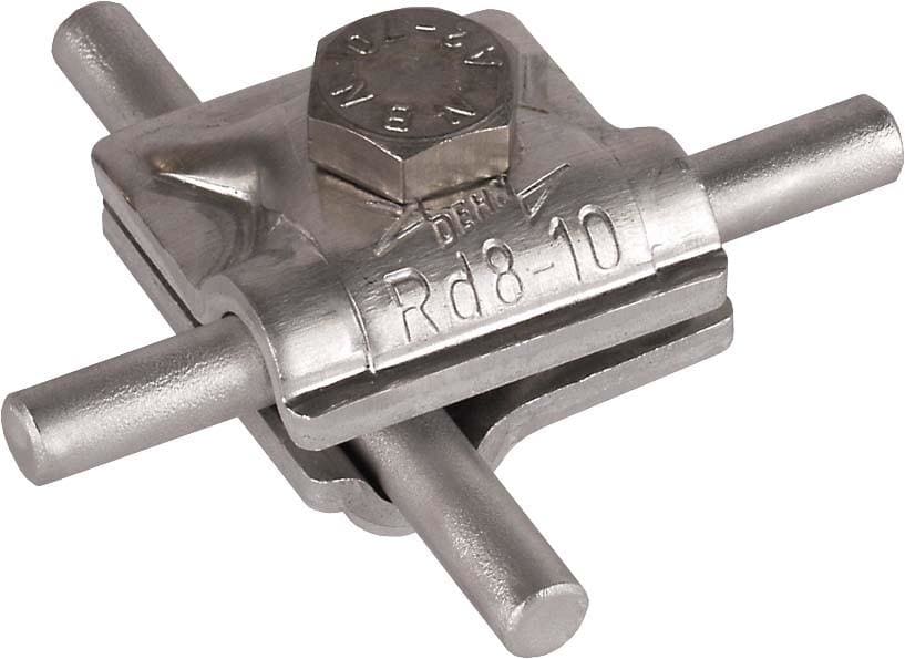 DEHN - Borna conexión MV tornillo hexagonal 8-10mm Al