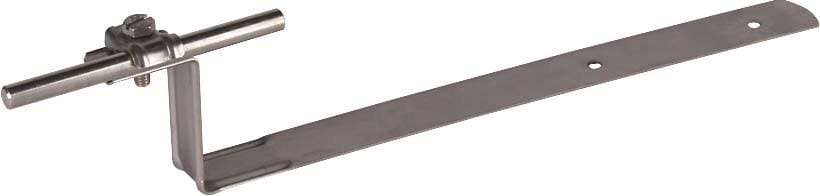 DEHN - SOPORTE RECTO TEJA 260/1MM NIRO V2A