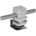 DEHN - Soporte PLATTENSNAP placa 4-6mm plástico gris V2A