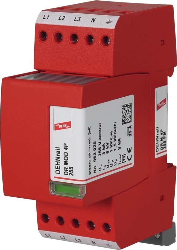 DEHN - DESCARGADOR SOBRETENSIONES DR-M-4P-255FM