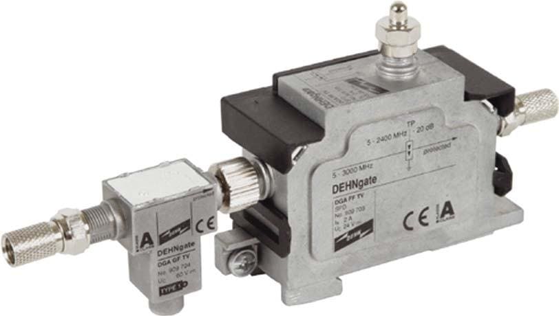 DEHN - Descargador DGA GFF TV para cable coaxial
