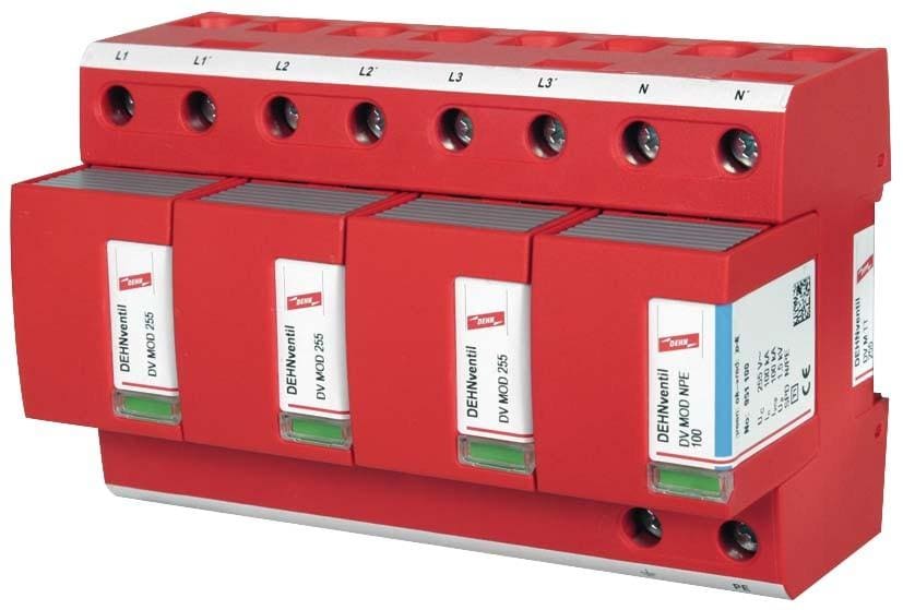DEHN - DEHNVENTIL M TT 255 DESC. COMBI. MODULAR TT/TN-S