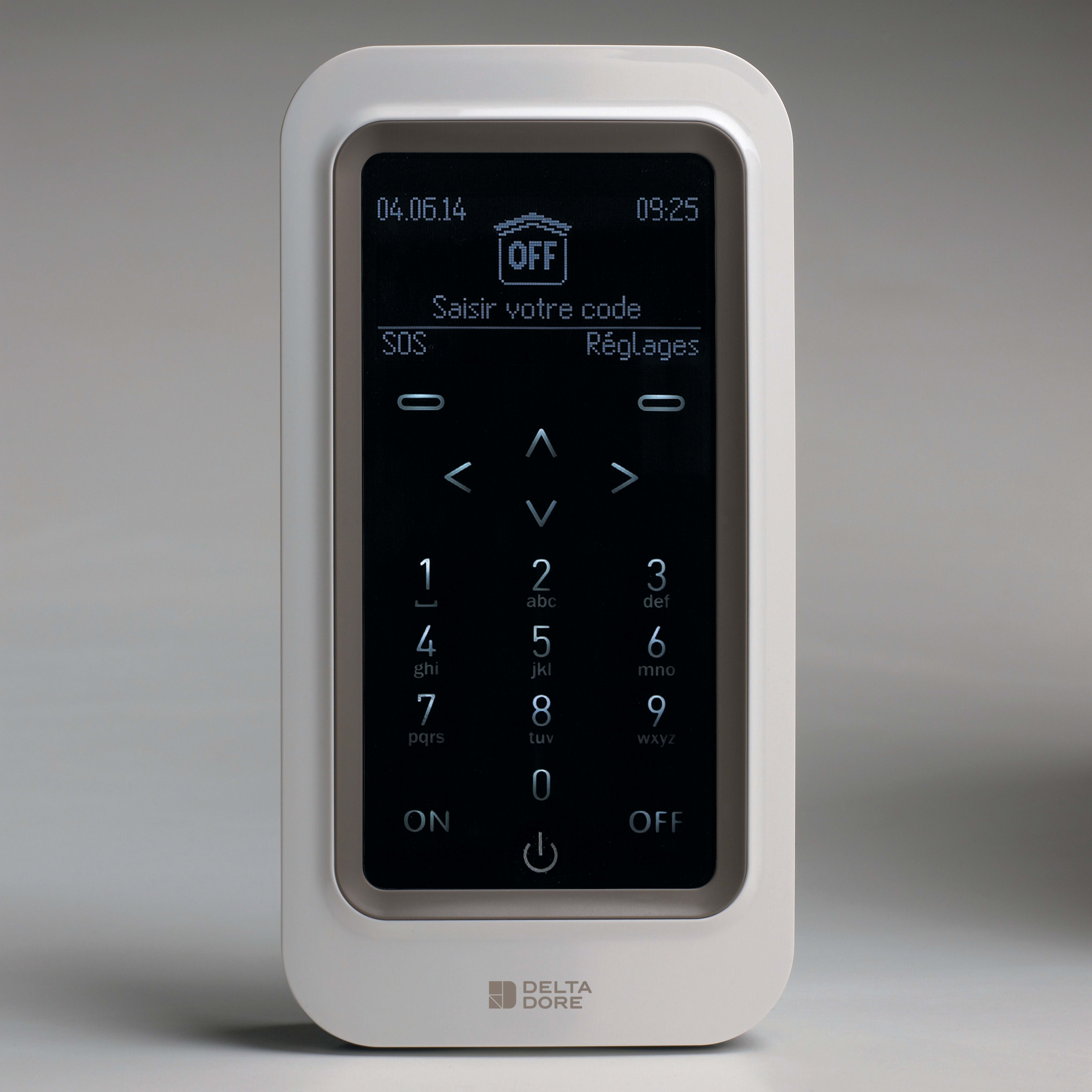 DELTA DORE - CLT 8000 Tyxal+ | Teclado radio con pantalla táctil